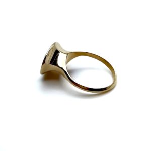 кольцо из желтого золота эфиопский опал